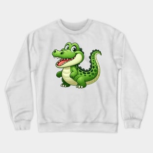 Happy Alligator Crewneck Sweatshirt